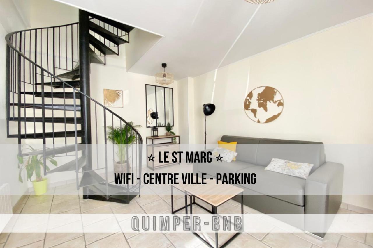 Le St Marc - Theatre De Cornouaille - Wifi - Parking Prive - Entree Autonome Apartment Quimper Exterior photo